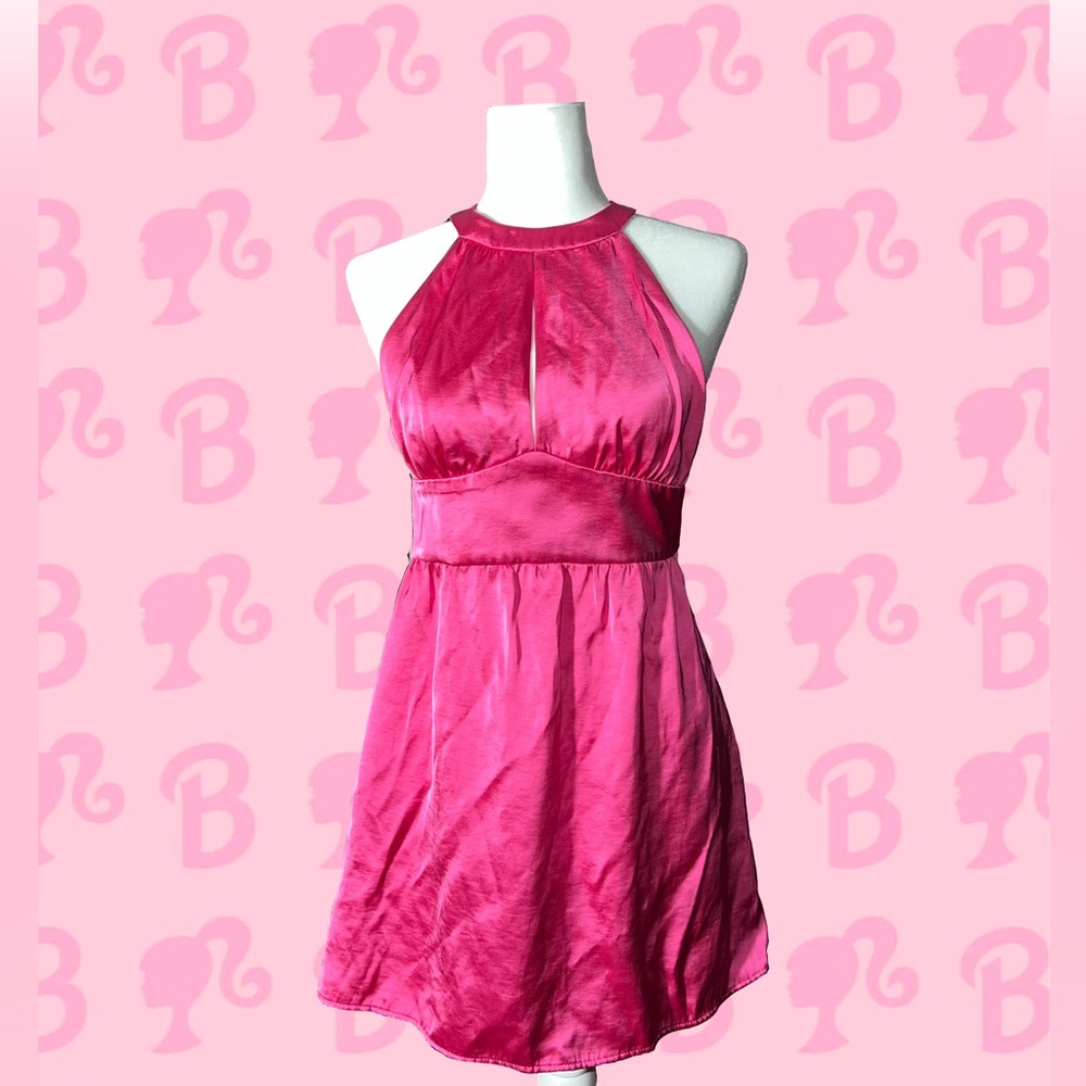 Perfect Barbie pink mini dress
